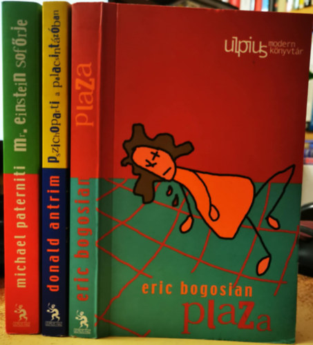 3 db. Ulpius Modern k�nyvt�r (Mr. Einstein sof�rje + Pszichoparti a palacsint�z�ban + Plaza)