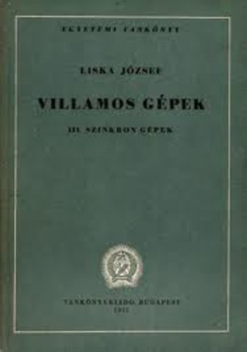 Villamos g�pek III. (szinkron g�pek)