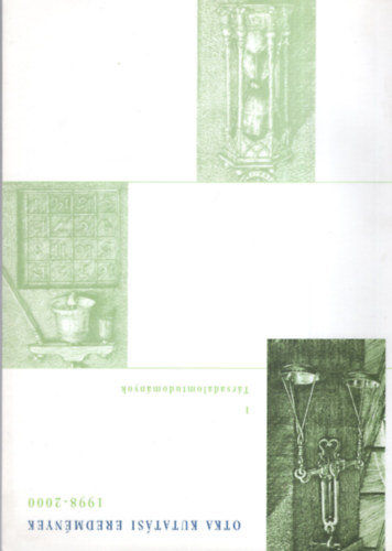 OTKA Kutatsi eredmnyek 1998-2000 (1.Trsadalomtudomnyok)