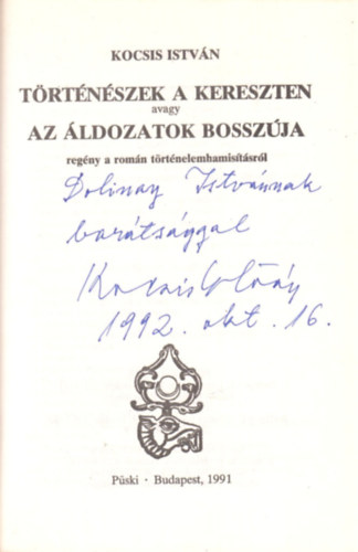 Trtnszek a kereszten avagy az ldozatok bosszja
