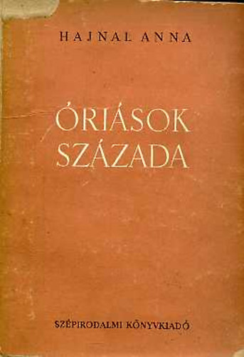 Hajnal Anna - �ri�sok sz�zada