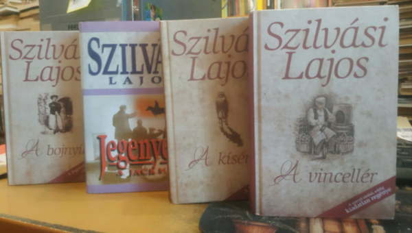 Szilv�si Lajos - 4 db Szilv�si Lajos: A Jegeny�k sorozat (A bojnyik; A jackman; A k�s�rtet) �s a Vincell�r a szerz� utols� reg�nye