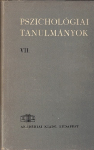 pszichol�giai tanulm�nyok VII.
