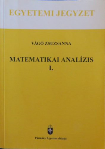 Matematikai analzis I.