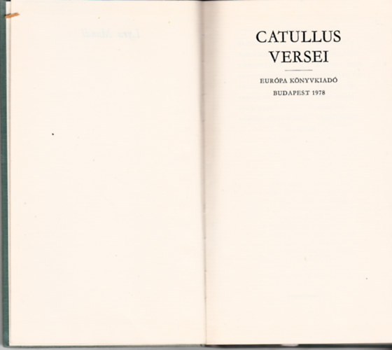 Catullus - Catullus versei