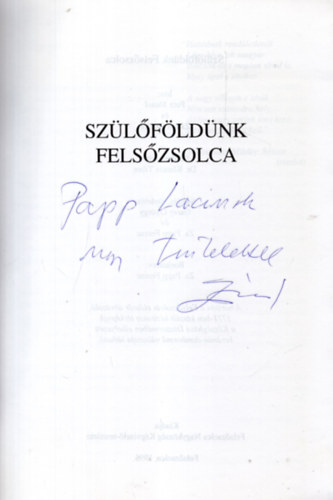 Szlfldnk Felszsolca