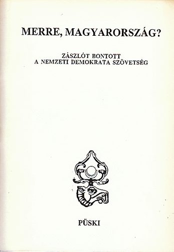 Merre, Magyarorszg? - zszlt bontott a Nemzeti Demokrata Szvetsg