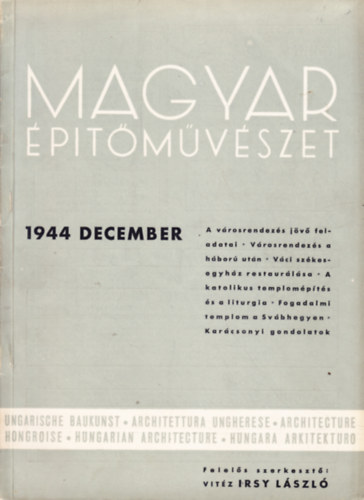 Magyar �p�t�m�v�szet 1944. december