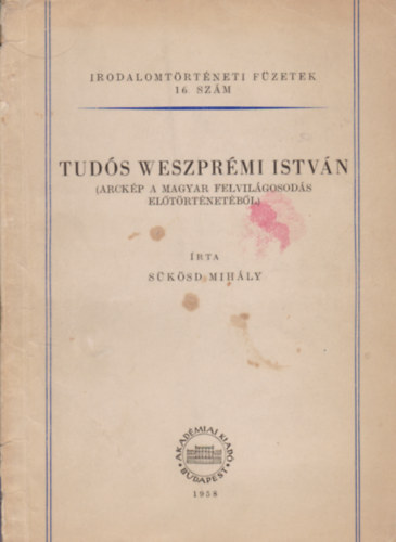 Tud�s Weszpr�mi Istv�n