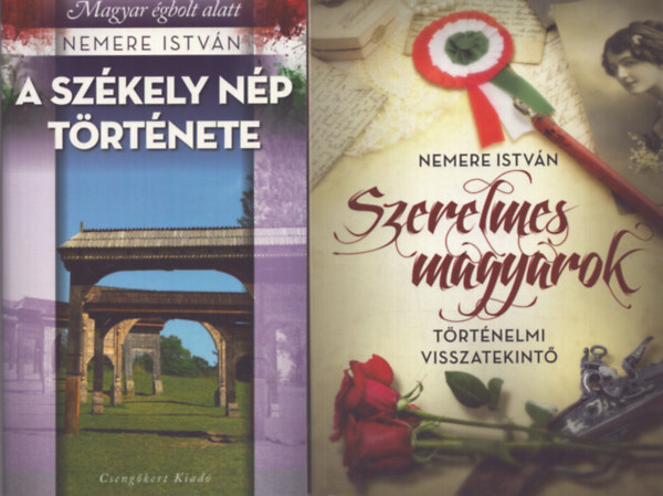 2 db Nemere Istvn ktet: A szkely np trtnete - Szerelmes magyarok
