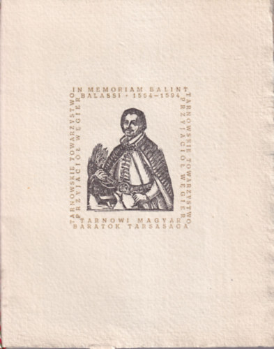B�lint Balassi wegerski poeta Renesansu 4/333. sz. p�ld�ny