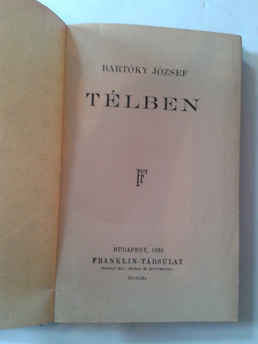 Bartky Jzsef - Tlben.