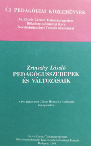 Pedag�gusszerepek �s v�ltoz�saik