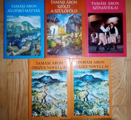 Tamsi ron - Tamsi ron knyvcsomag (5 ktet) Jgtr Mtys / Szlt a szlfld / sszes novelli 2 ktetben / Tamsi ron sznjtkai (svgasztals / Szkely fs / Npprtiak / Grgeteg / nekes madr / Tndkl Jeromos / V