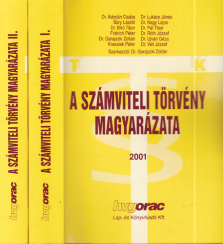 A sz�mviteli t�rv�ny magyar�zata I-II. (2001.)