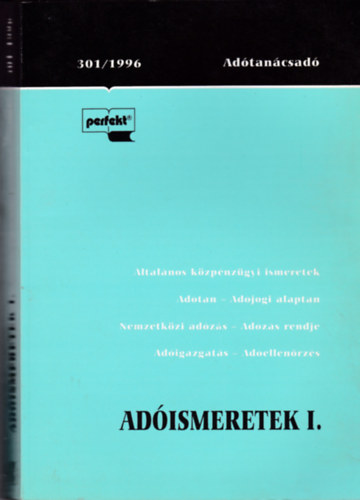 Adismeretek I.