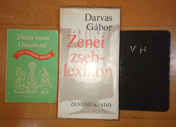3 knyv zenrl, npzenrl: Tiszn innen, Dunn tl + Zenei zseblexikon + Voyage en Hongrie: Kodly Zoltn jegyzetfzete 1906-1910