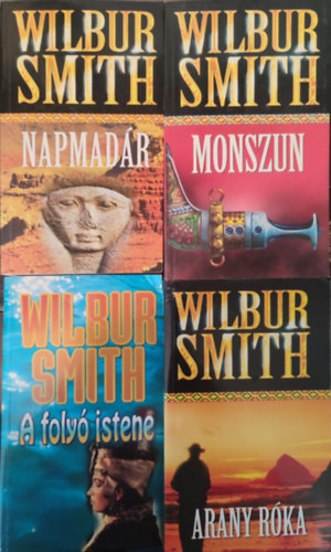 Monszun+A foly istene+Arany Rka+Napmadr 4db krimi