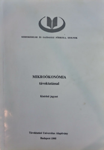 Mikrokonmia tvoktatssal - Ksrleti jegyzet