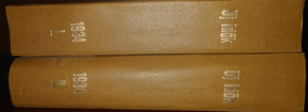 Az j idk teljes 1934-es vfolyama 2 ktetbe ktve