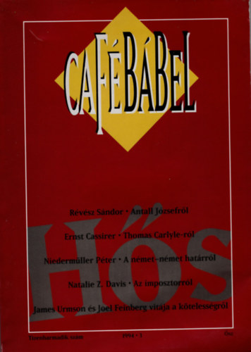Caf� B�bel- H�s( 1994-3. �sz 13. sz�m )