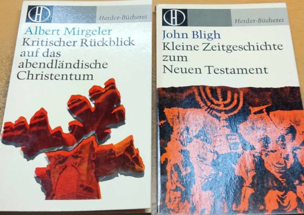 2 db Herder-Bcherei Band 329 + 332: Kritischer Rckblick auf das abendlndische Christentum + Kleine Zeitgeschichte zum Neuen Testament