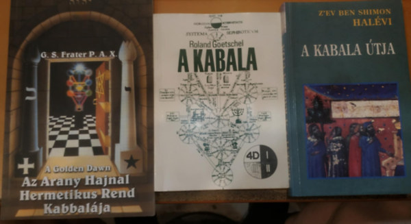 3 db A kabala tja + A kabala + Az Arany Hajnal Hermetikus Rend Kabbalja
