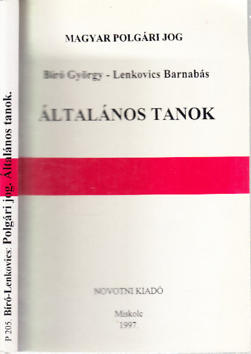 ltalnos tanok (Magyar polgri jog)