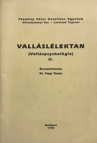 Vallsllektan  (vallspsycholgia) II.