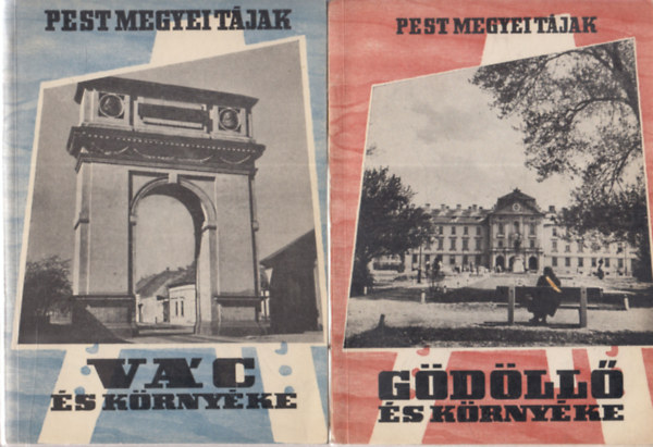 2 db �tik�nyv: Pest megyei t�jak 1. - V�c �s k�rny�ke + Pest megyei t�jak 3. - G�d�ll� �s k�rny�ke