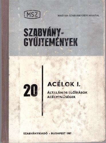 Szabvnygyjtemnyek - aclok I.