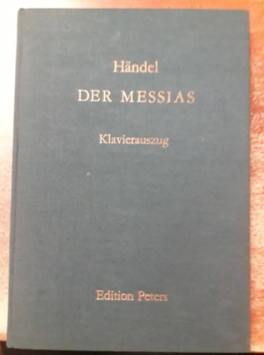Der Messias / The Messiah - Klavierauszug