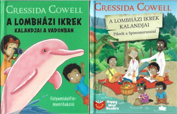 3 db A Lombh�zi ikrek kalandjai, Folyamidelfin-ment�akci�. A Triceratops nyom�ban, Tigrislesen