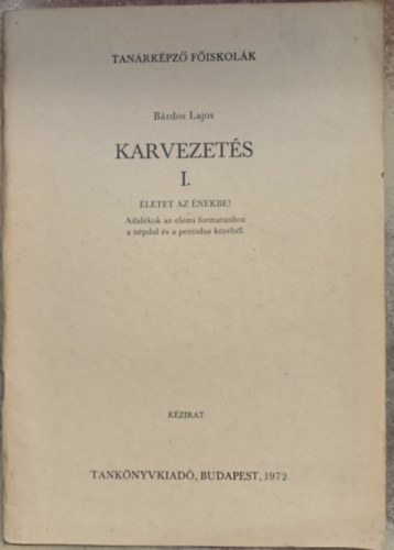 Brdos Lajos - Karvezets I.