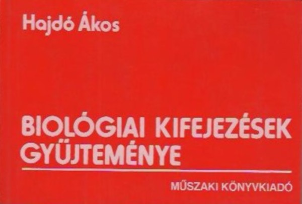 Biolgiai kifejezsek gyjtemnye