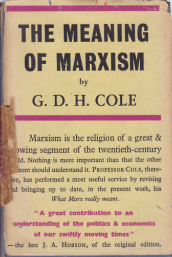The Meaning of Marxism
