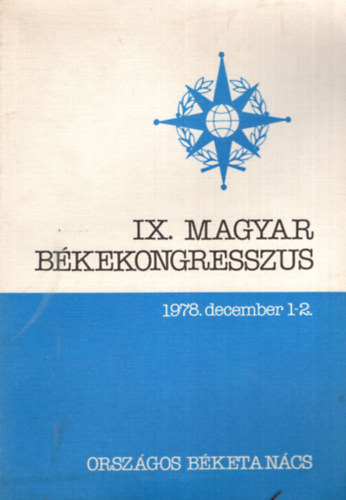 IX. Magyar Bkekongresszus 1978. december 1-2.