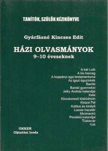 Gy�rf�sn� Kincses Edit - H�zi olvasm�nyok 9-10 �veseknek