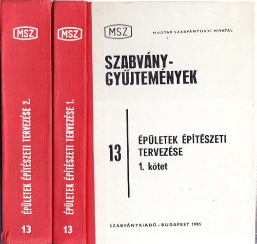 �p�letek �p�t�szeti tervez�se 1-2. (Szabv�nygy�jtem�nyek 13.)