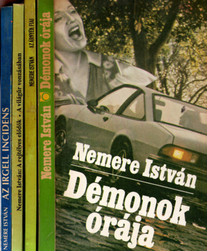 4 db Nemere Istvn ( a rejtlyes eldk ,a vilgr vonzsbsn + Az rnyk fiai + Dmonok rja +Az irgell incidens )