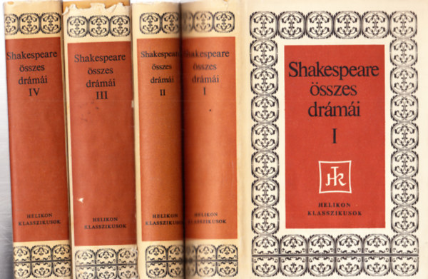 William Shakespeare sszes drmi I-IV.