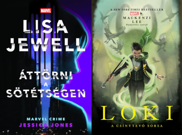 2 db Marvel regny: Marvel: Loki - A csnytev sorsa + ttrni a sttsgen - Jessica Jones