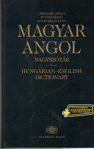 Magyar-angol nagysz�t�r