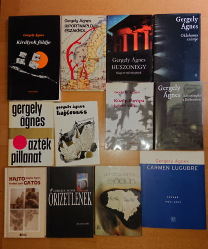 12 dediklt Gergely gnes-ktet: Hajtogats, Aztk pillanat, Hajroncs,Carmen Lugubre, Kzp-Eurpa grt volt, rizetlenek, Stcik, Kt Szimpla a Kedvesben, Oklahoma ezstje, Huszonegy, Riportnapl szakrl, Kirlyok fldje