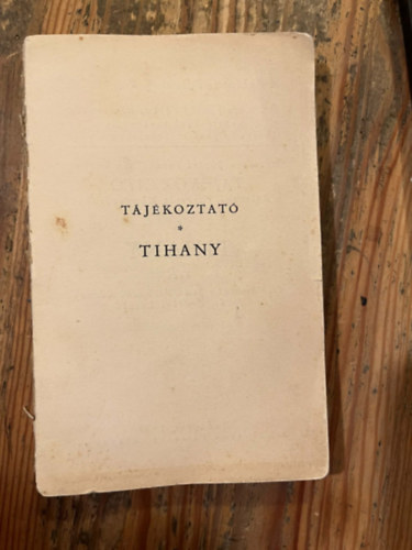 Tihany - A Balatoni t�rsas�gk�nyvt�ra 1.