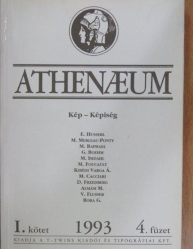 Bacs Bla  (szerk.) - Kp-Kpisg (Athenaeum 1993 I.ktet/4.fzet)