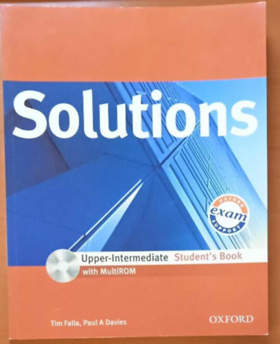 Solutions Upper-Intermediate Student's Book CD mellklettel