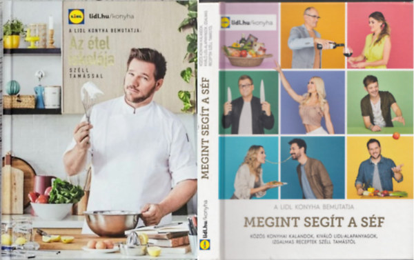 Az �tel iskol�ja Sz�ll Tam�ssal + Megint seg�t a s�f (A LIDL konyha bemutatja)  ( 2 k�tet )