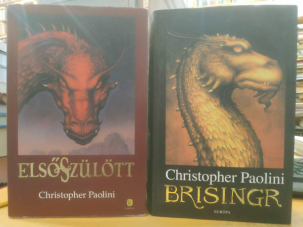 2 db Eragon k�tet: Els�sz�l�tt + Brisingr