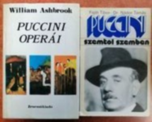 2 db Puccini:Puccini operi+Szemtl szemben